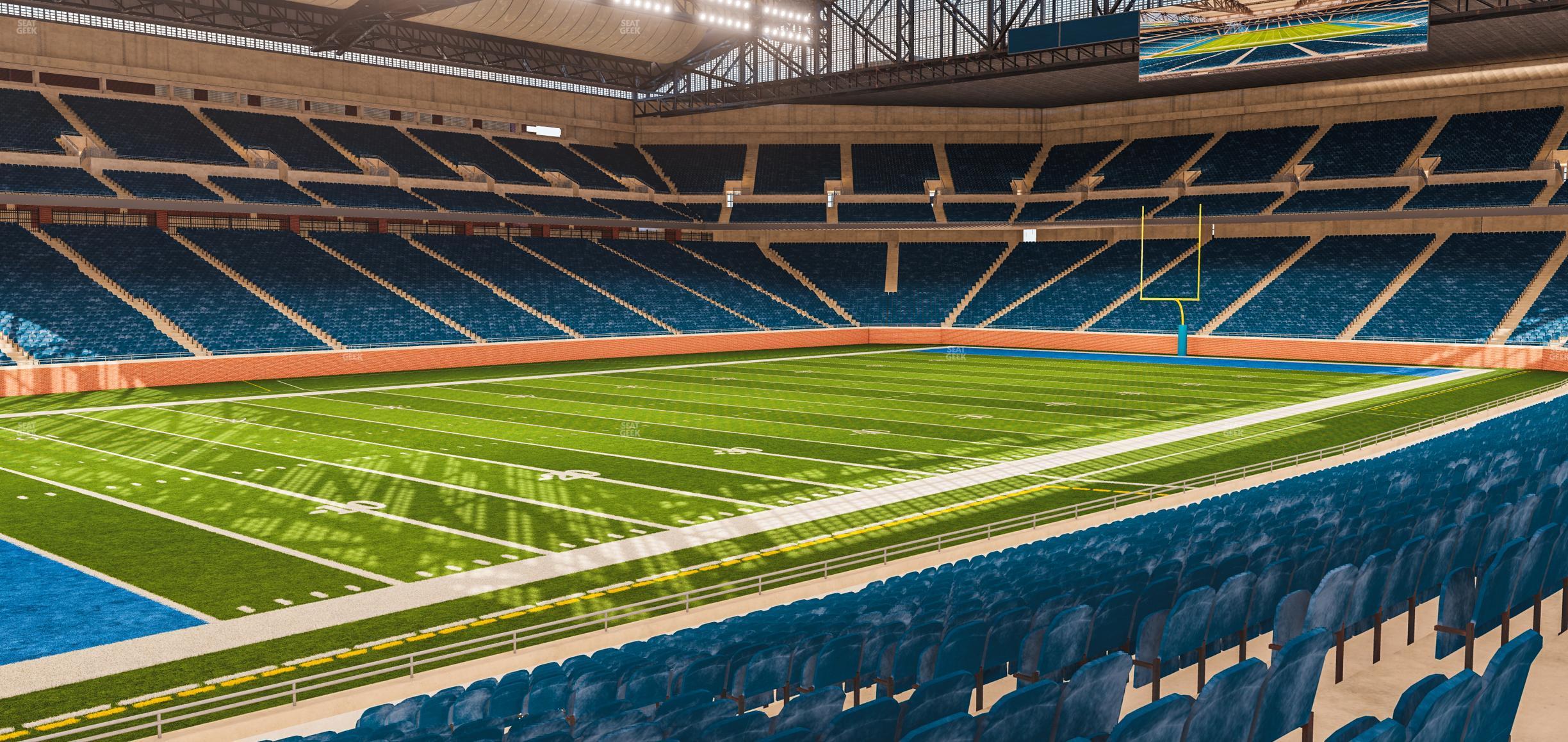 Seating view for Ford Field Section 101