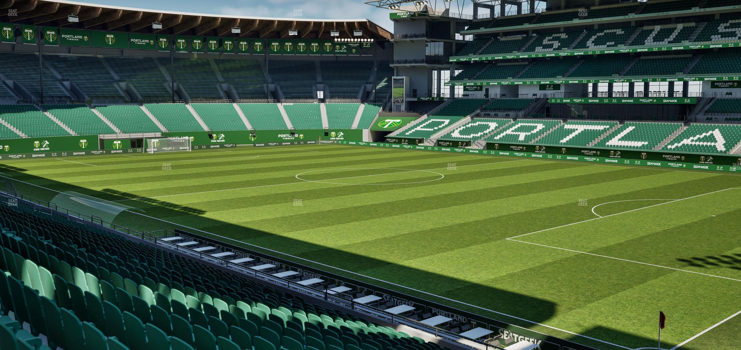 Seating view for Providence Park Section 123