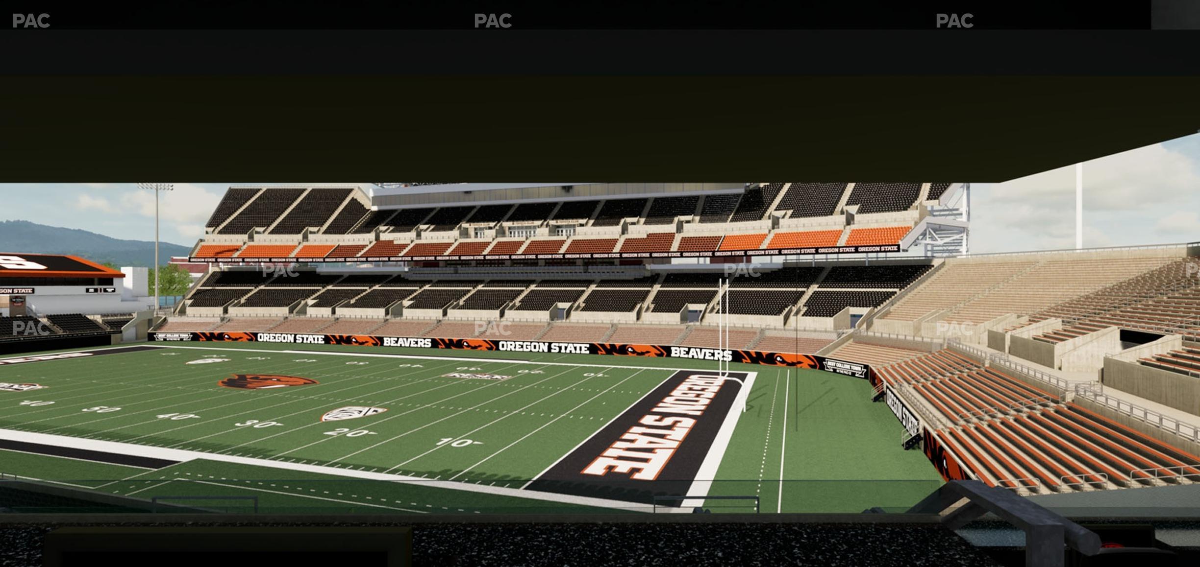 Seating view for Reser Stadium Section West Loge 6