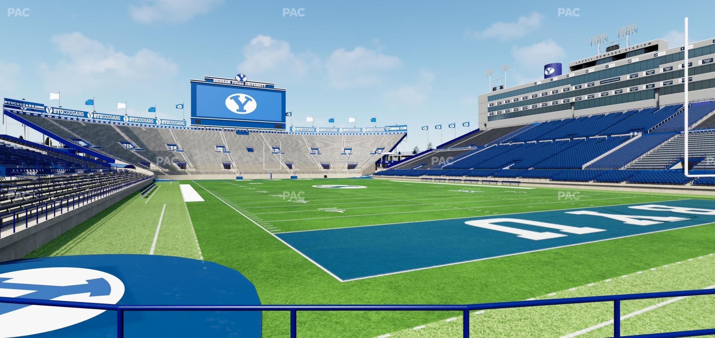 Seating view for LaVell Edwards Stadium Section 27