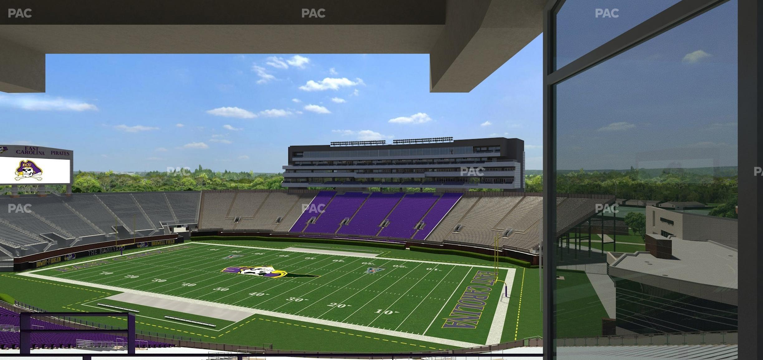 Seating view for Dowdy-Ficklen Stadium Section 113