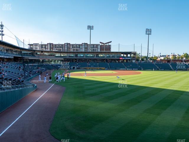 Seating view for Truist Field Section Home Run 7