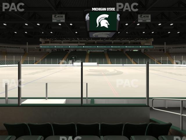 Seating view for Munn Ice Arena Section U