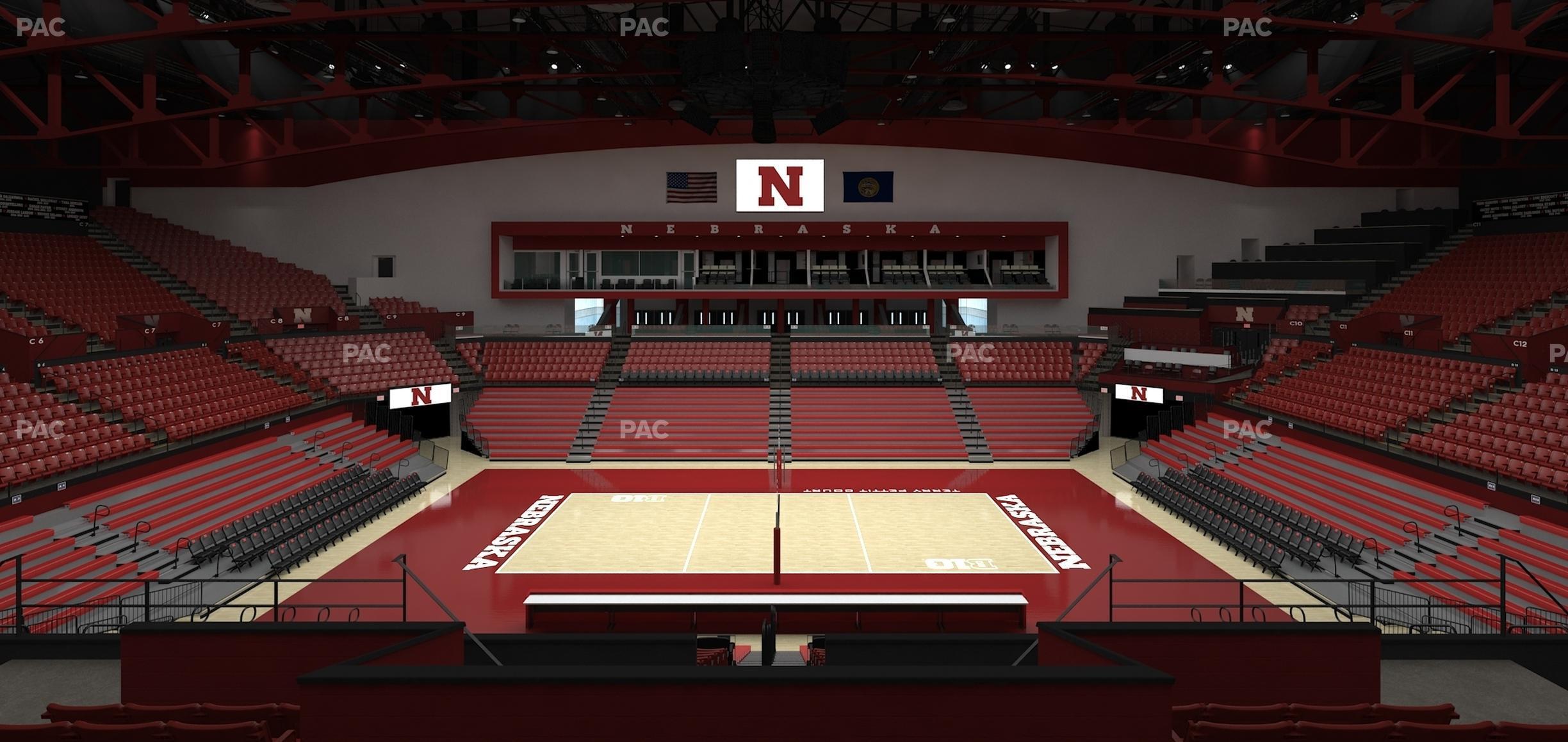 Seating view for Bob Devaney Sports Center Section C 18