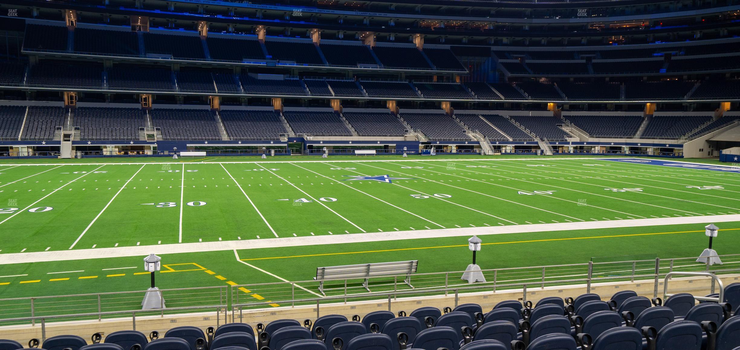 Seating view for AT&T Stadium Section C 112