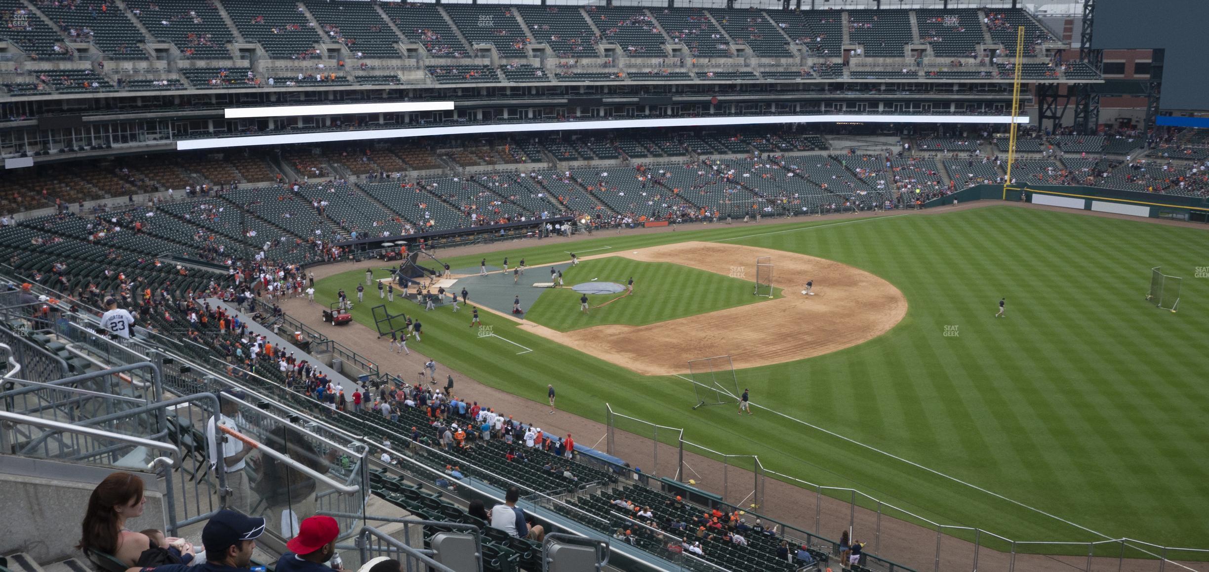 Seating view for Comerica Park Section 214