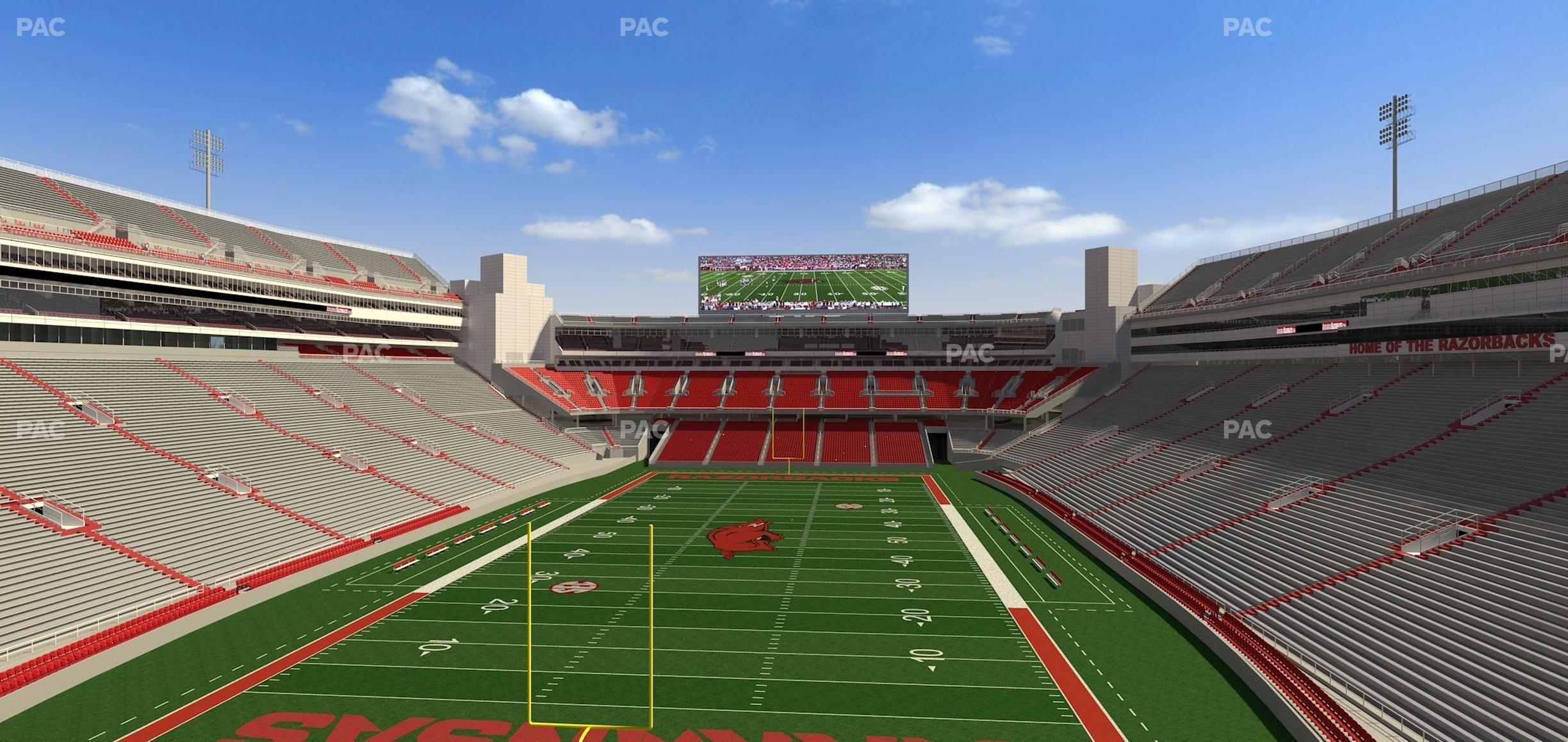 Seating view for Razorback Stadium Section Suite 25