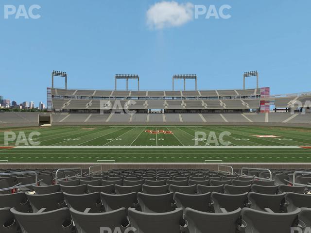 Seating view for TDECU Stadium Section Club 109