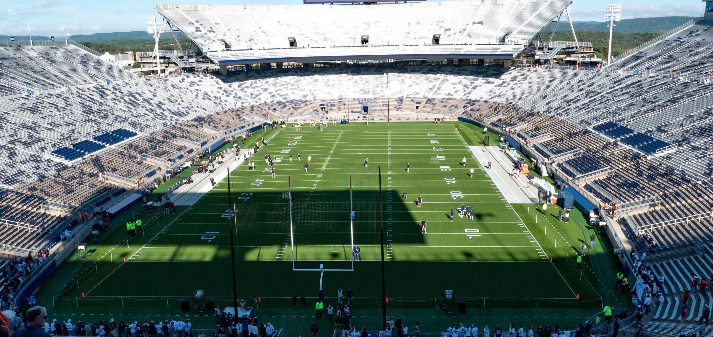 Seating view for Beaver Stadium Section South E Club