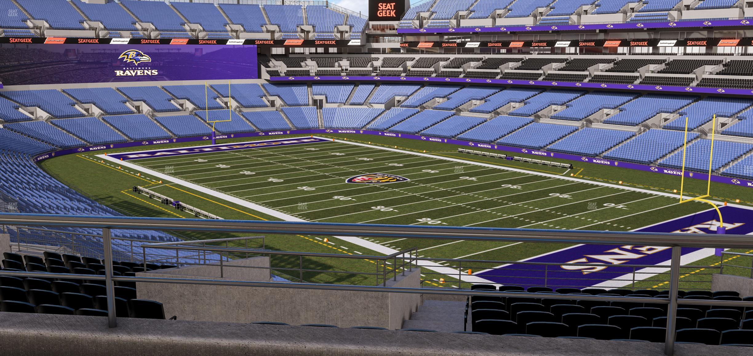 Seating view for M&T Bank Stadium Section Suite 342