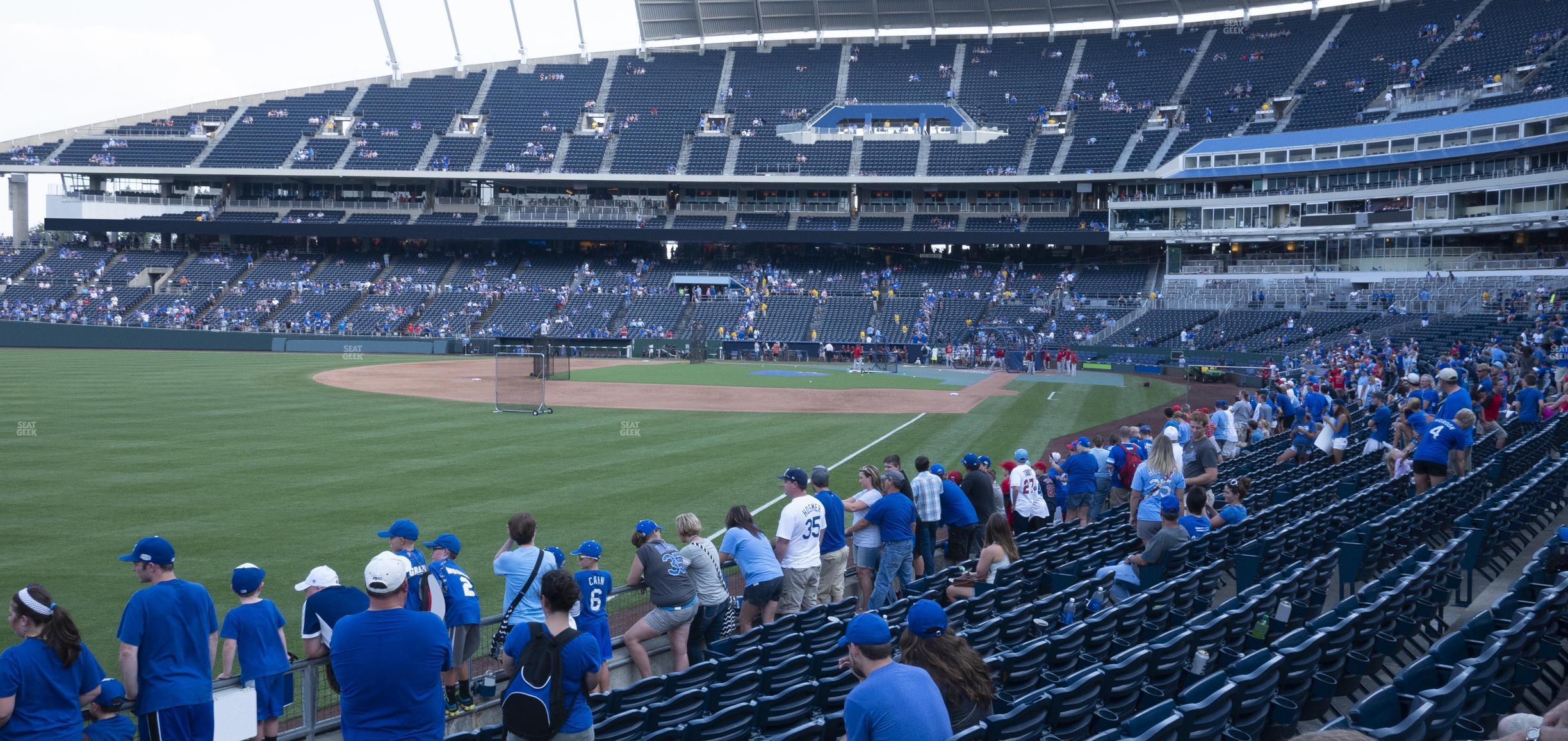 Seating view for Kauffman Stadium Section 109