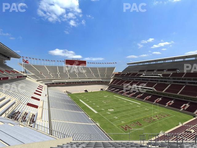 Seating view for Kyle Field Section 327