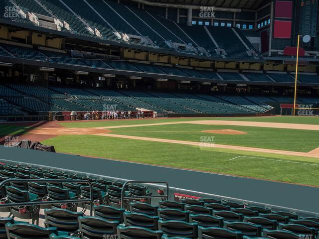 Seating view for Chase Field Section D