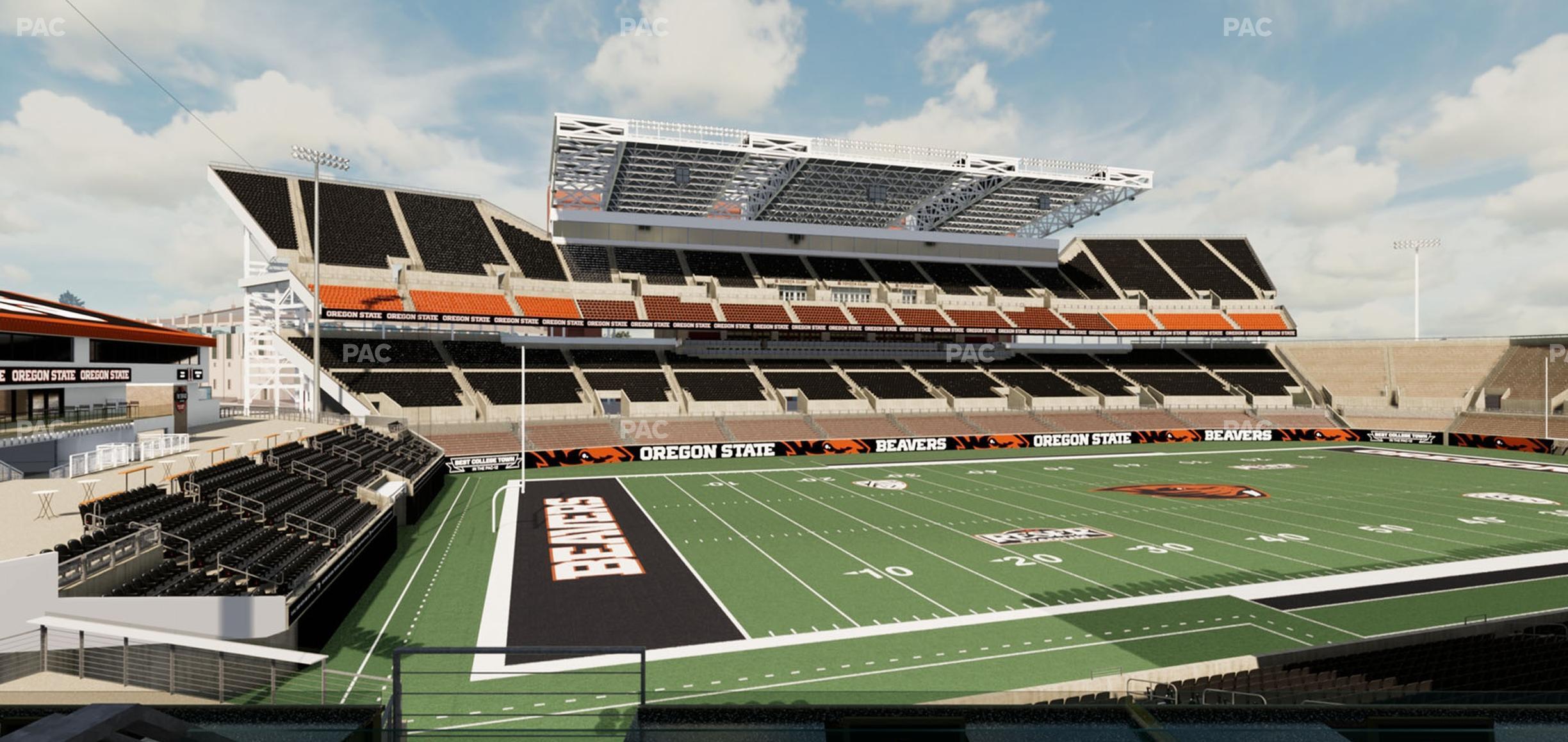 Seating view for Reser Stadium Section West Loge 32