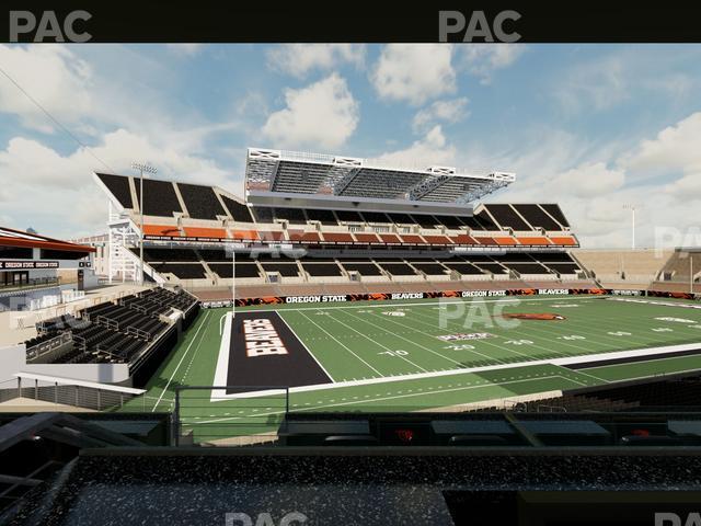 Seating view for Reser Stadium Section West Loge 32