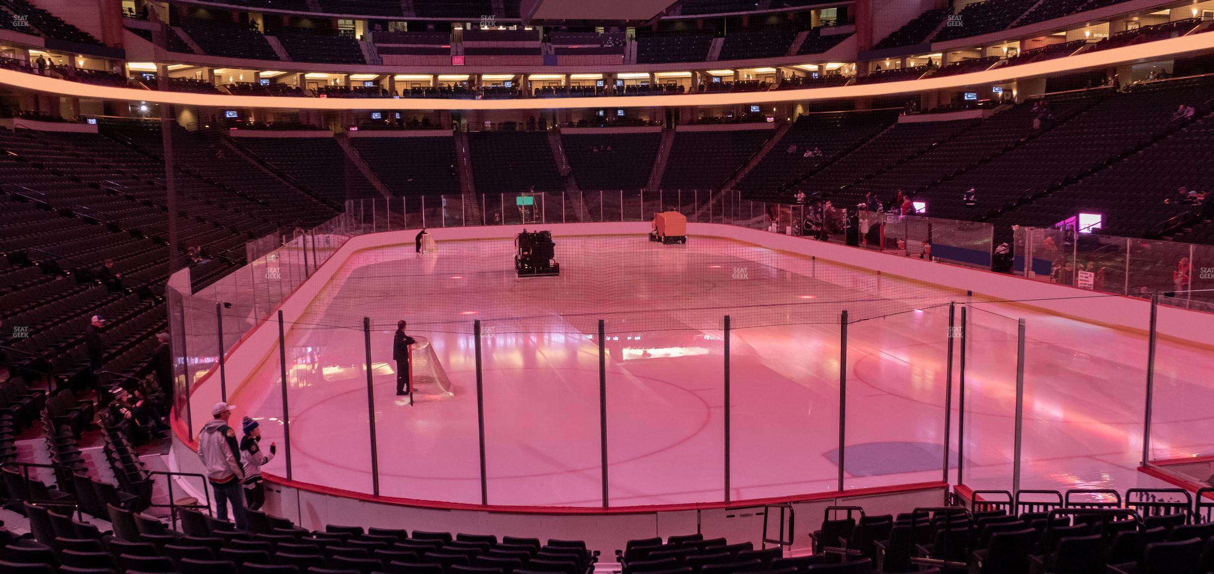 Seating view for Xcel Energy Center Section 124