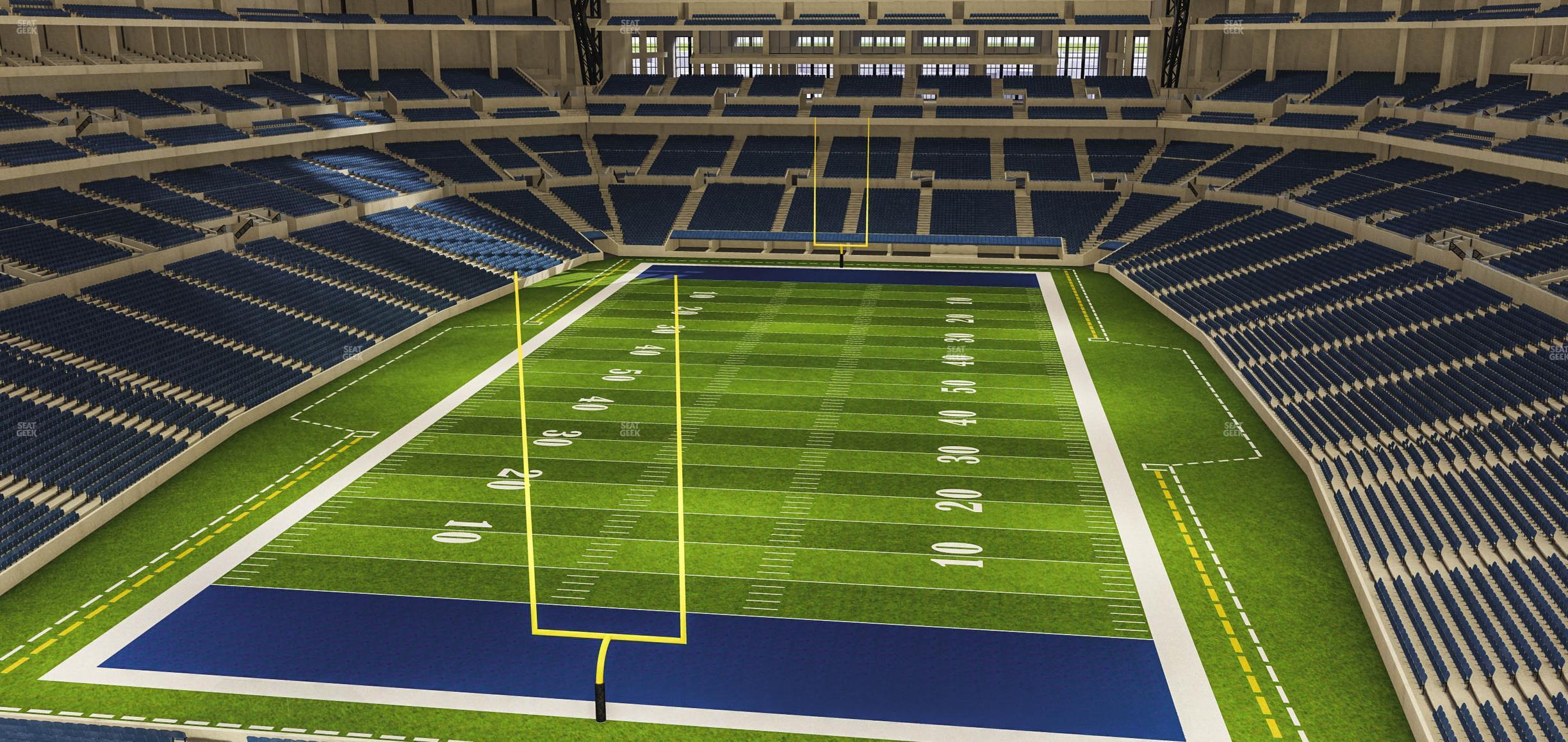 Seating view for Lucas Oil Stadium Section 452