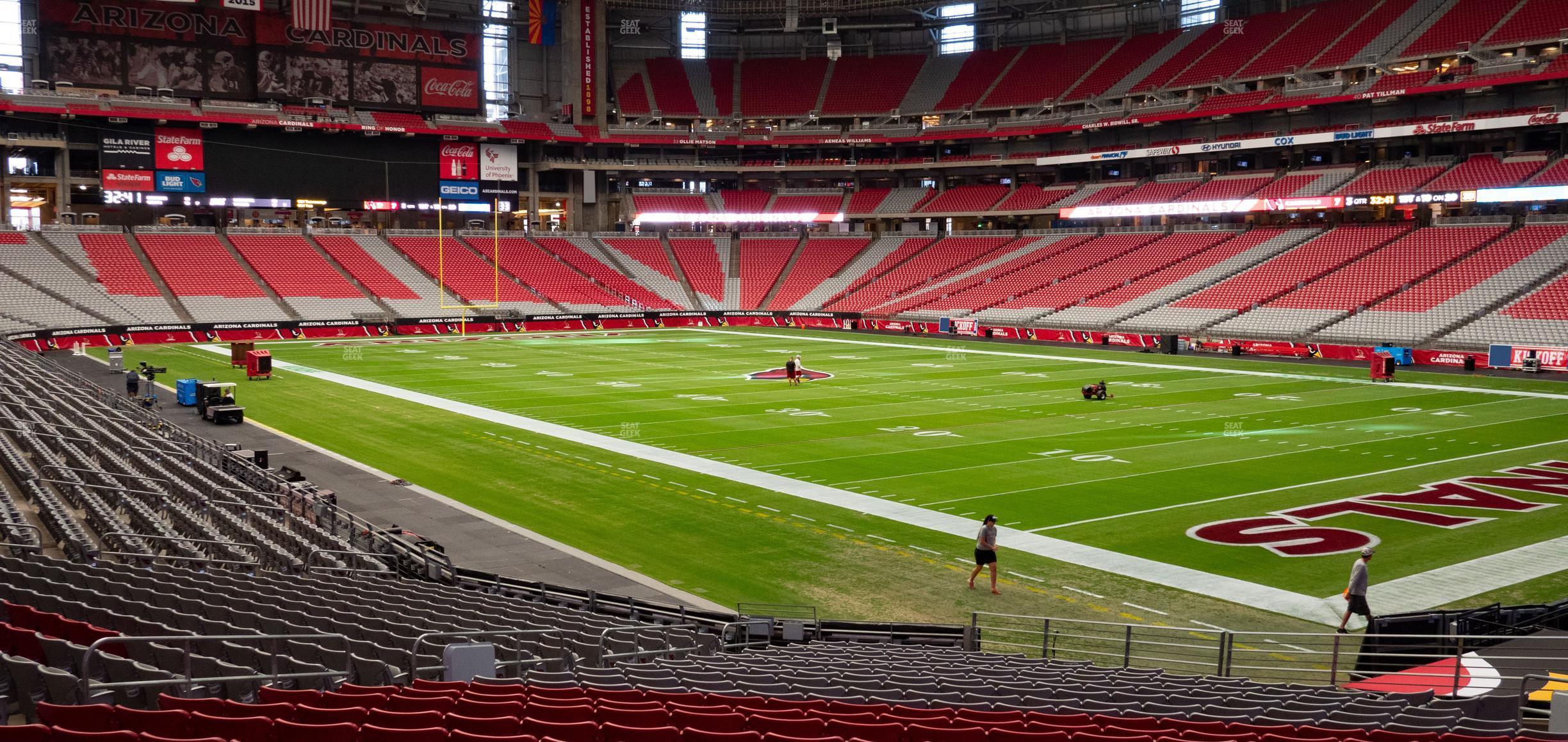 Seating view for State Farm Stadium Section 102