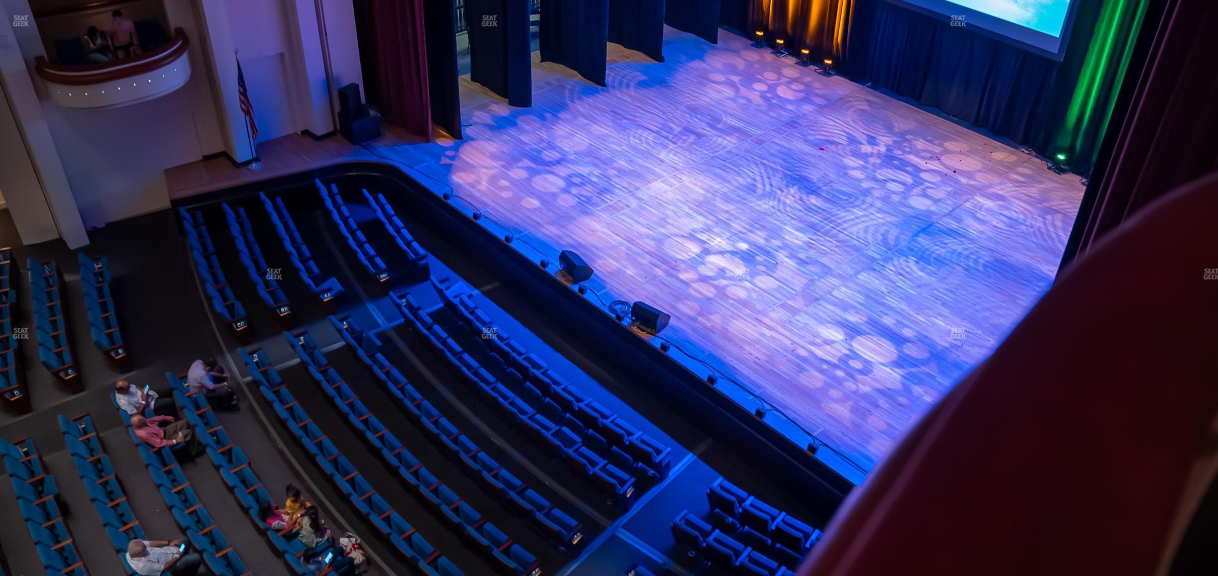 Seating view for Belk Theater at Blumenthal Performing Arts Center Section Balcony Box Right 1