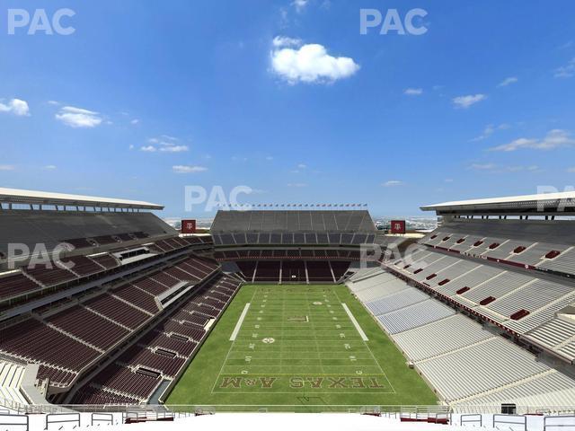 Seating view for Kyle Field Section 346