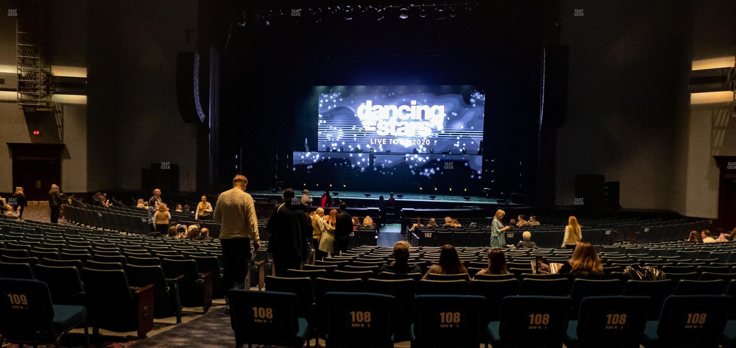 Seating view for Rosemont Theatre Section 108