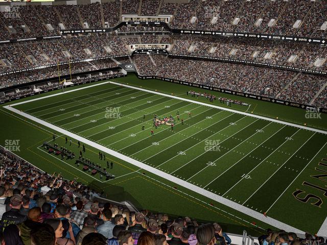 Seating view for Caesars Superdome Section 635