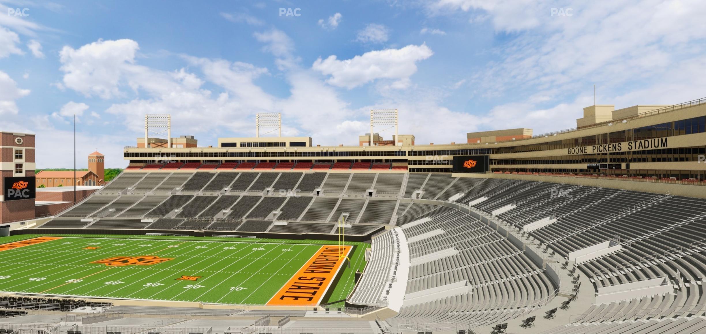 Seating view for Boone Pickens Stadium Section Club 551