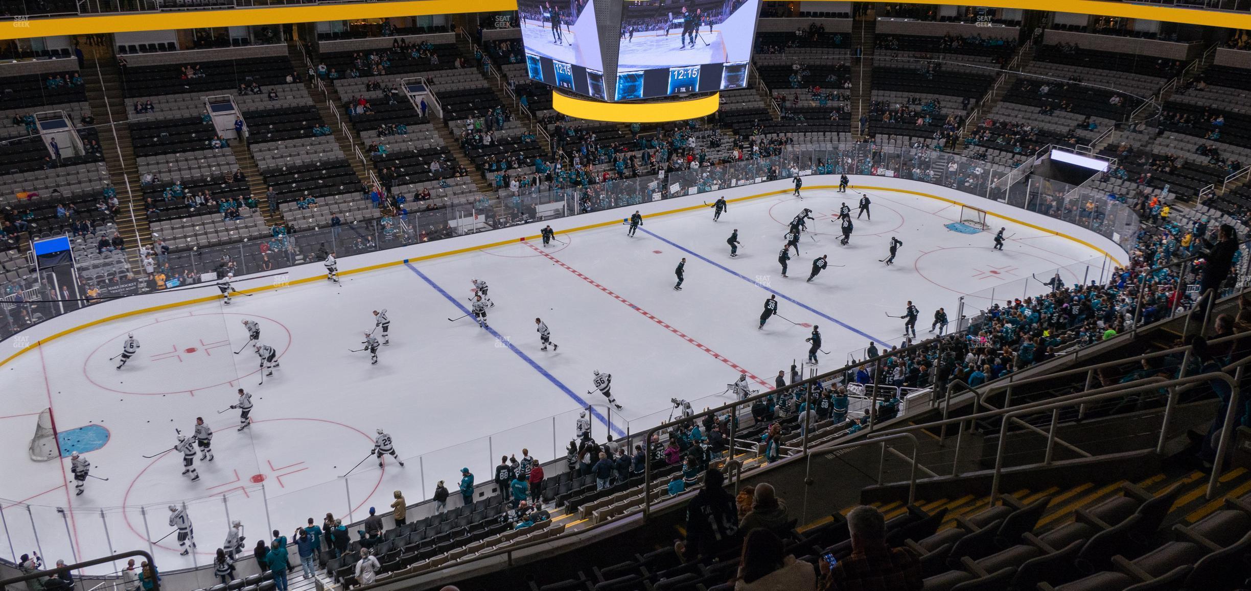 Seating view for SAP Center at San Jose Section 203