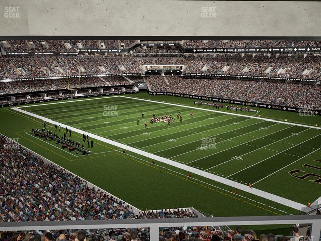 Seating view for Caesars Superdome Section Suite 357