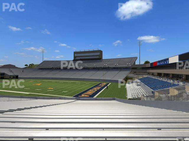 Seating view for Mountaineer Field at Milan Puskar Stadium Section 110