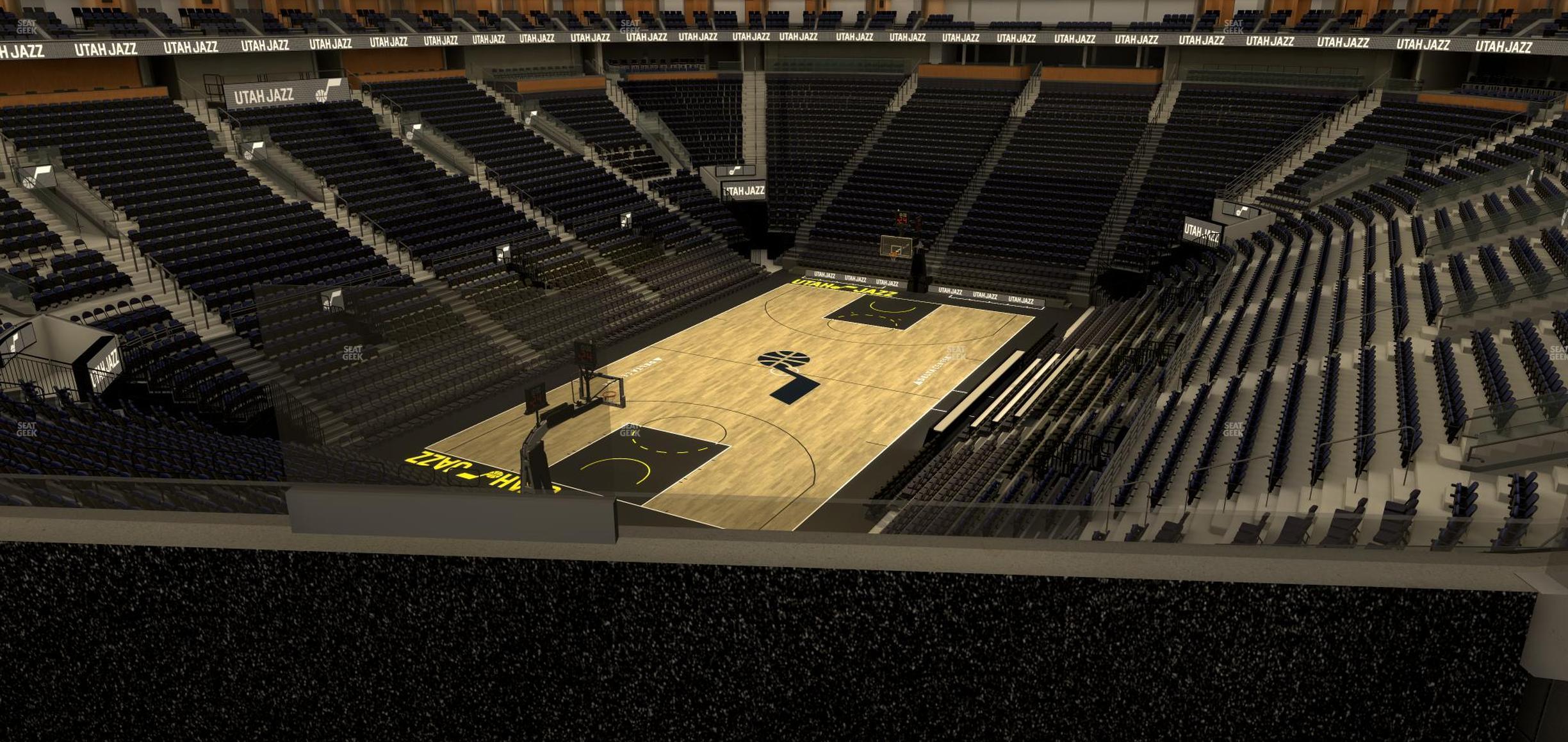 Seating view for Delta Center Section Suite 35