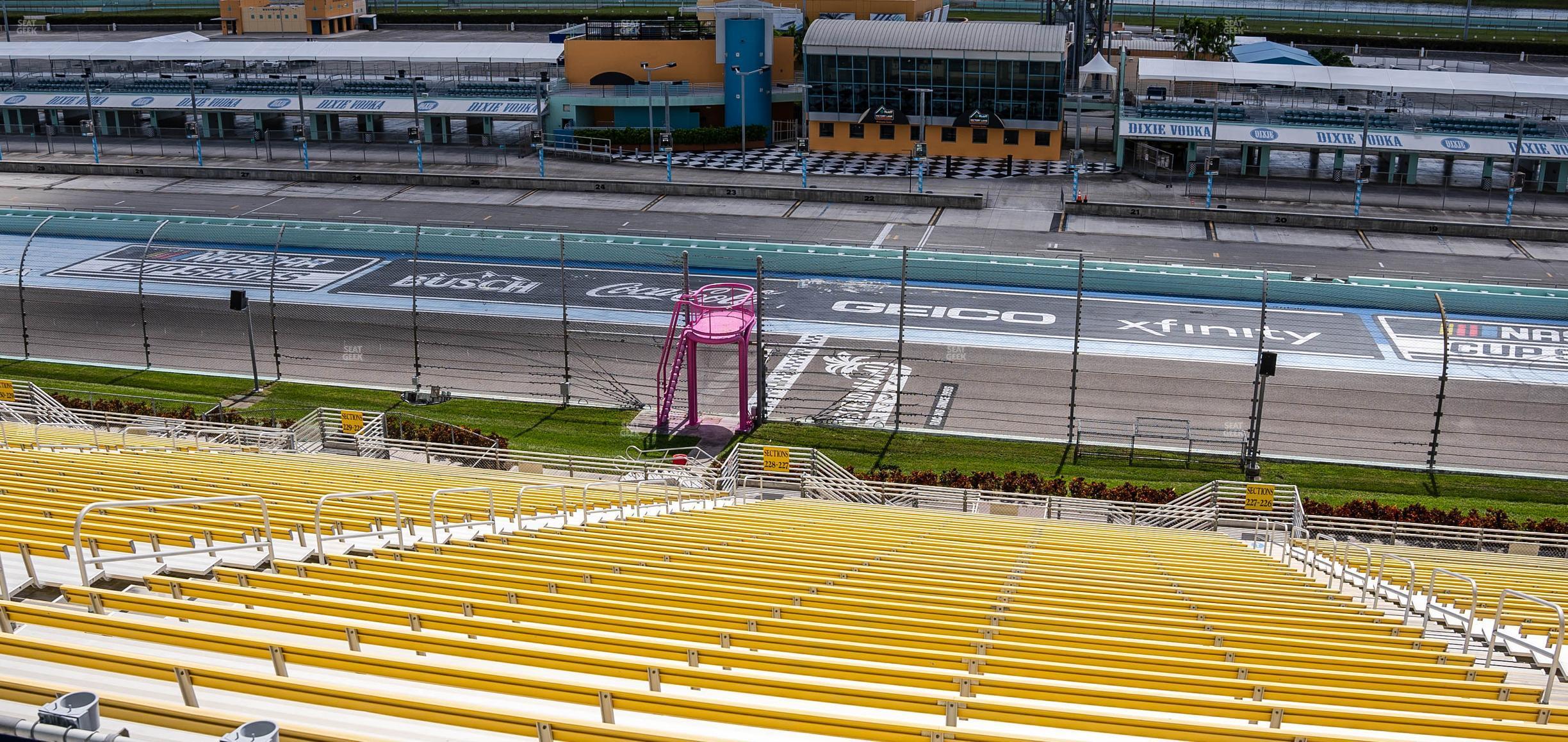 Seating view for Homestead-Miami Speedway Section Speedway Club 327