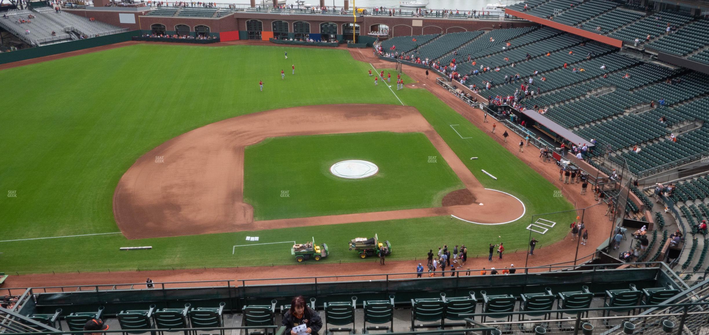 Seating view for Oracle Park Section View Box 323