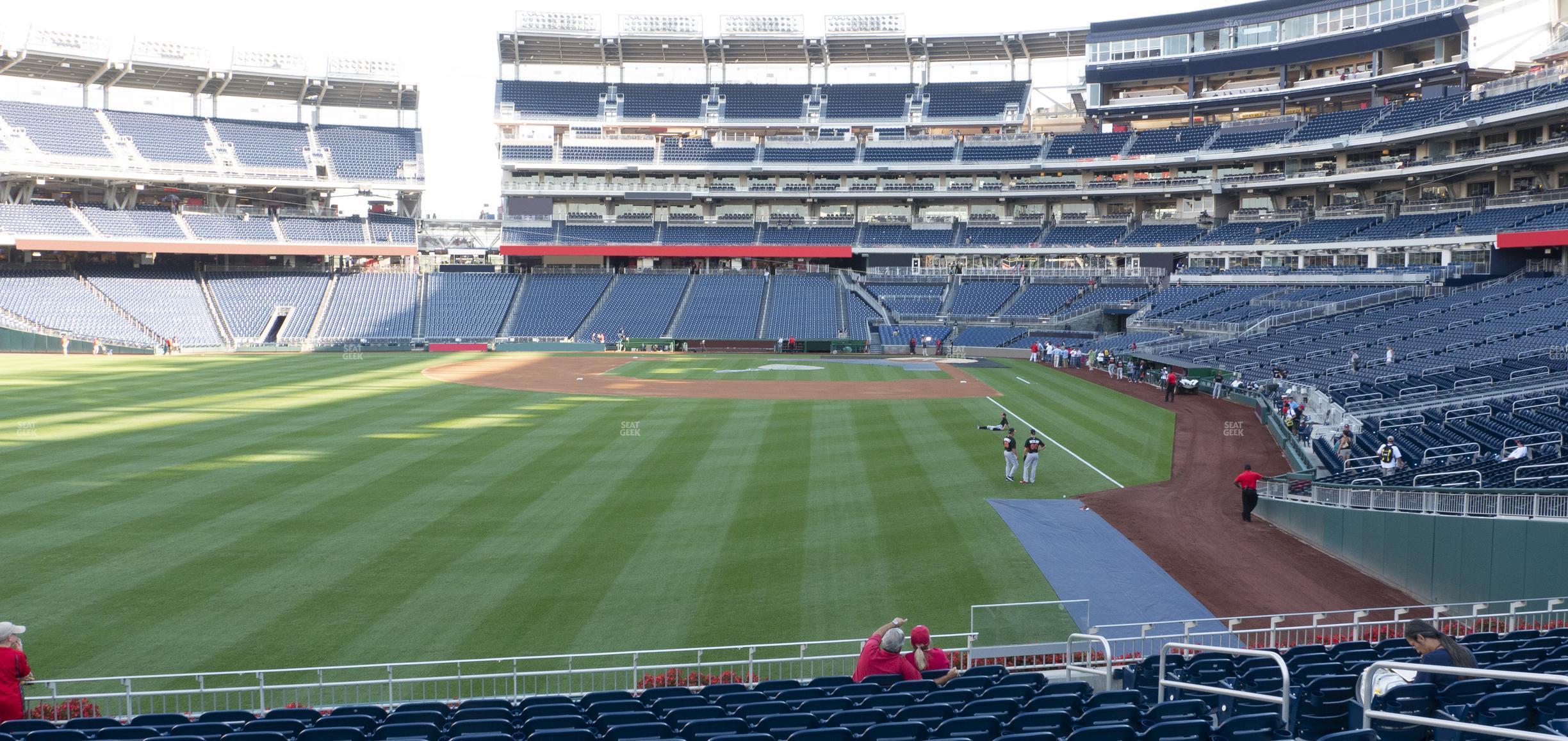 Seating view for Nationals Park Section 105