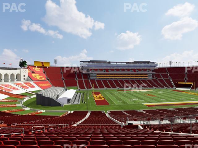 Seating view for Los Angeles Memorial Coliseum Section 225 A