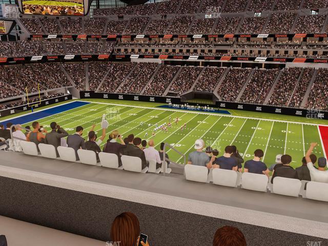 Seating view for Allegiant Stadium Section East Suite 2012