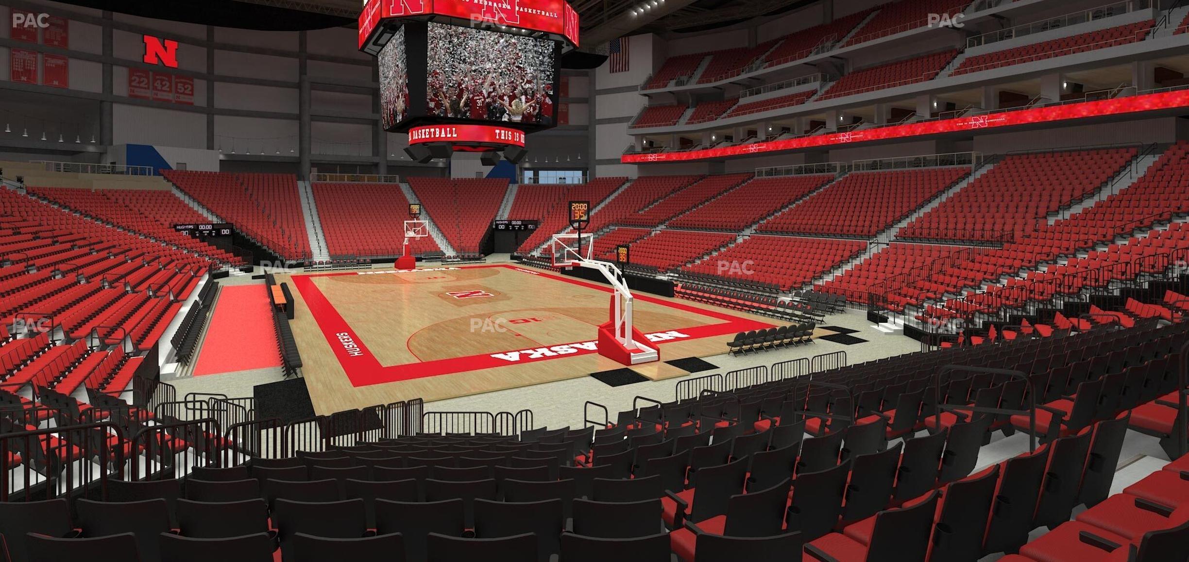 Seating view for Pinnacle Bank Arena Section 113