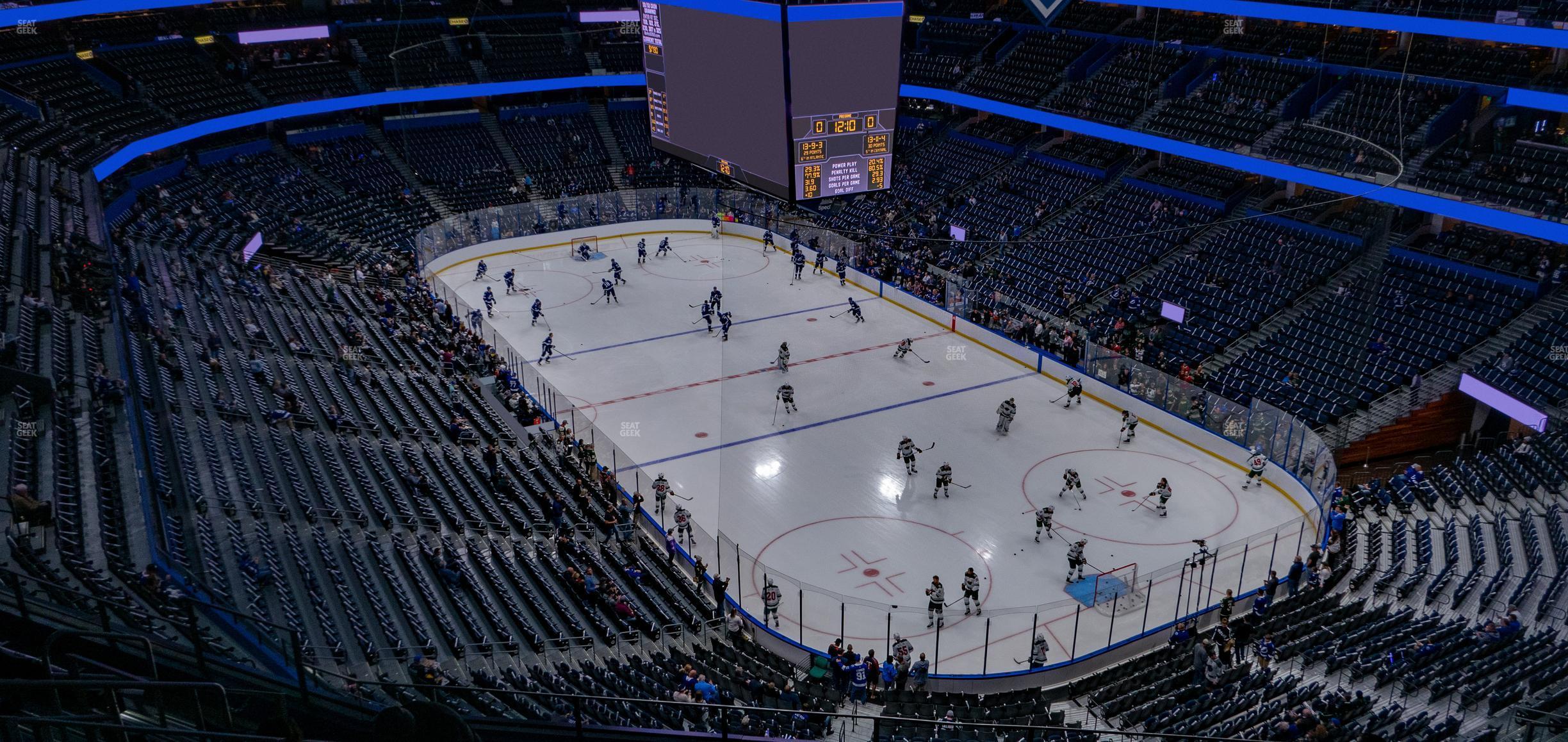 Seating view for Amalie Arena Section 311