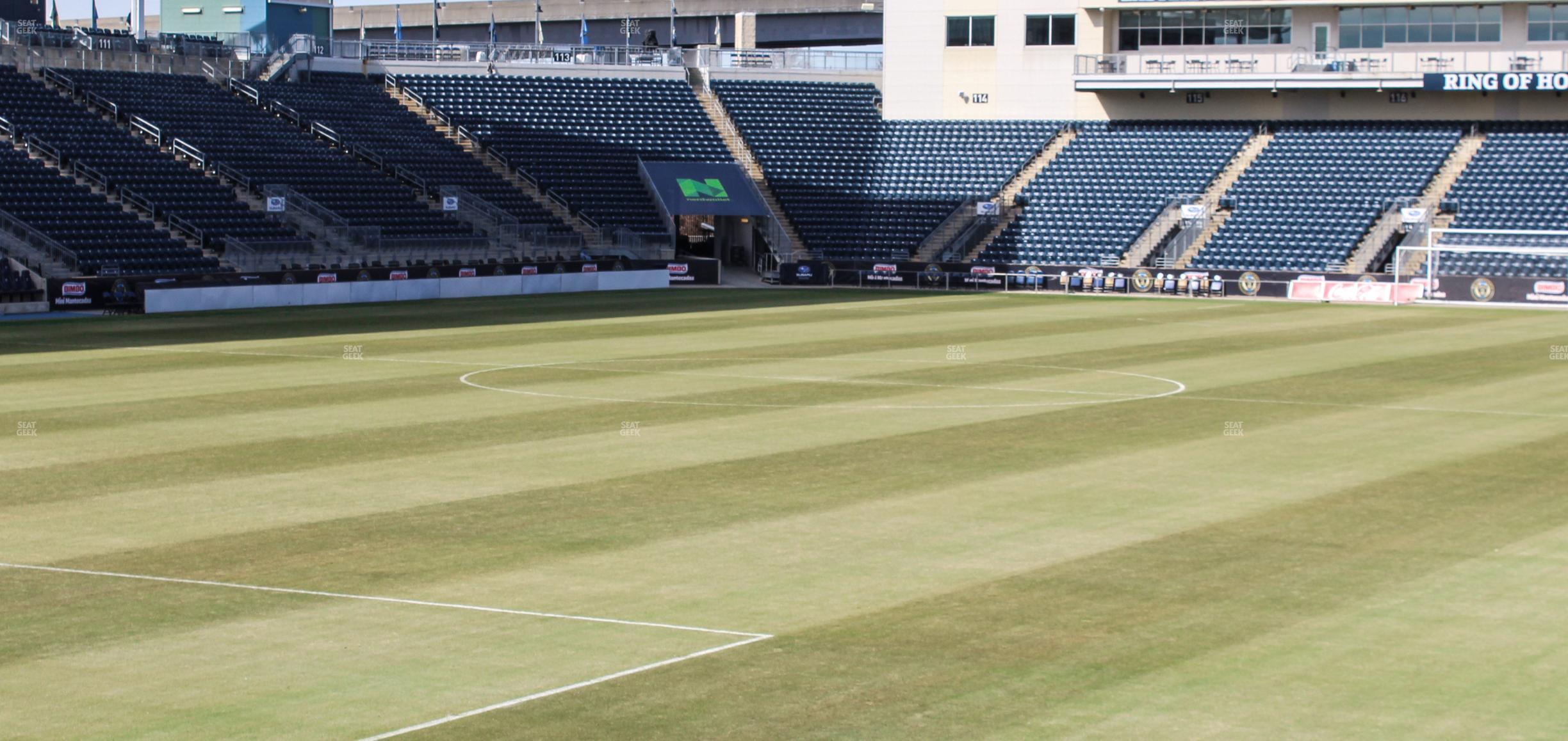 Seating view for Subaru Park Section 134