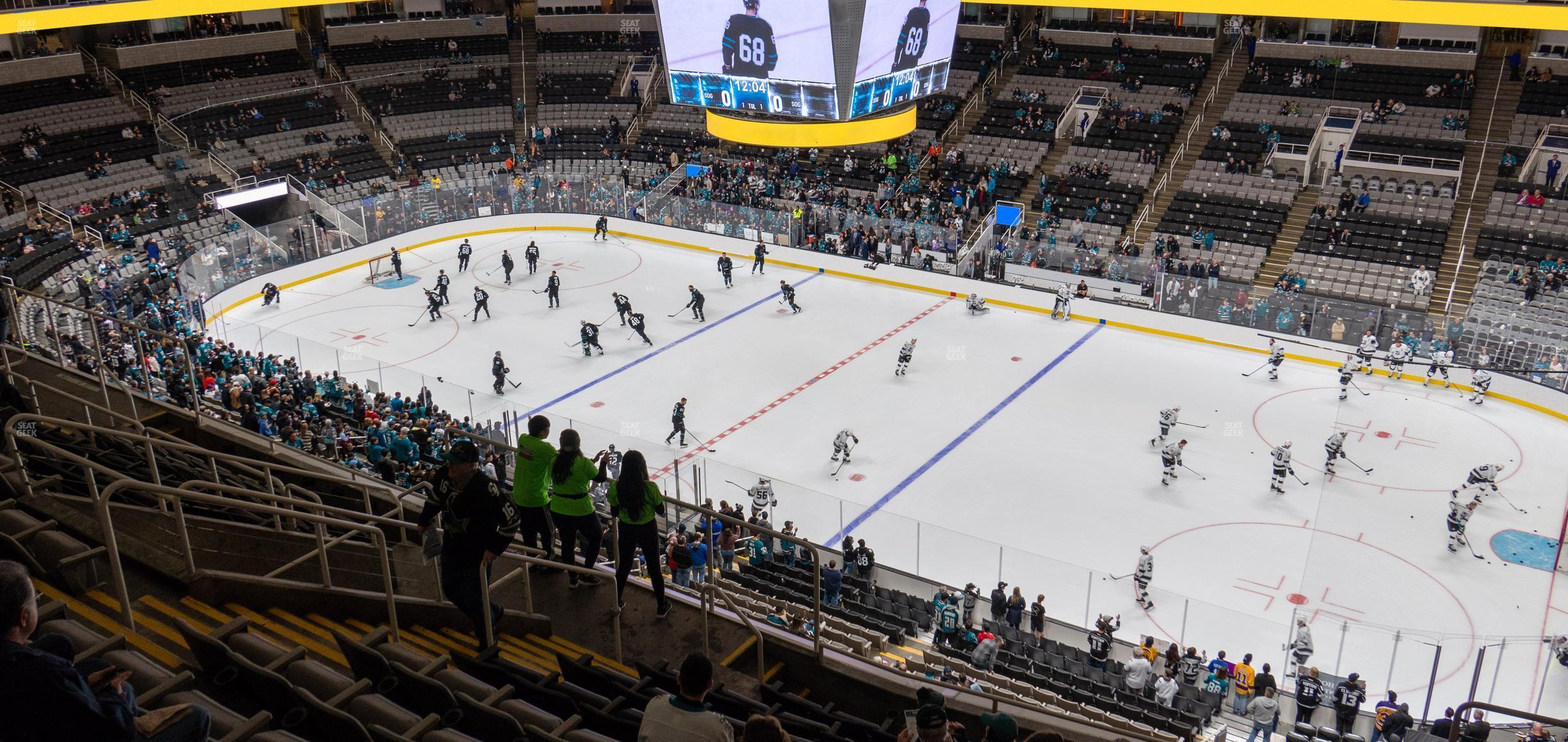 Seating view for SAP Center at San Jose Section 212