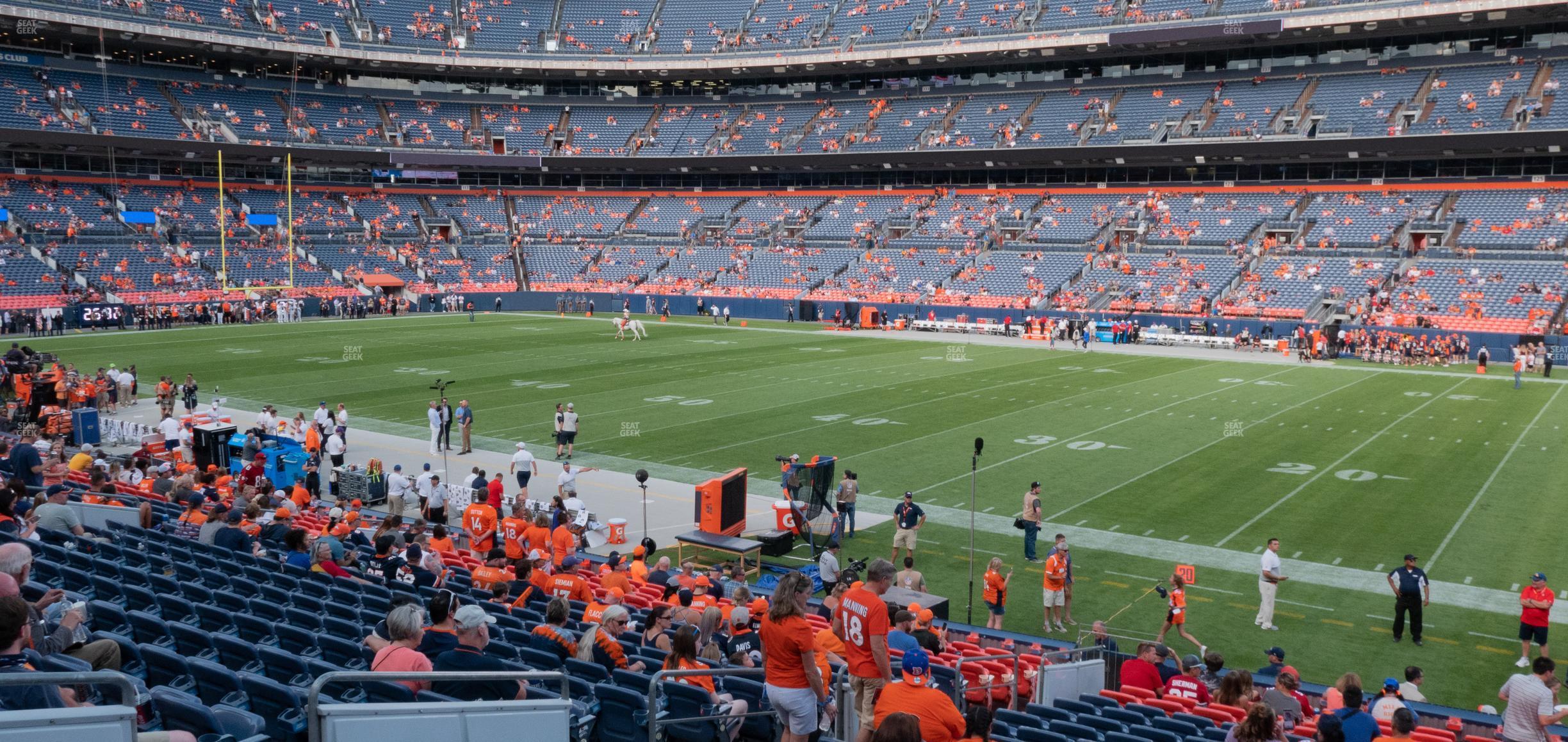 Seating view for Empower Field at Mile High Section 102