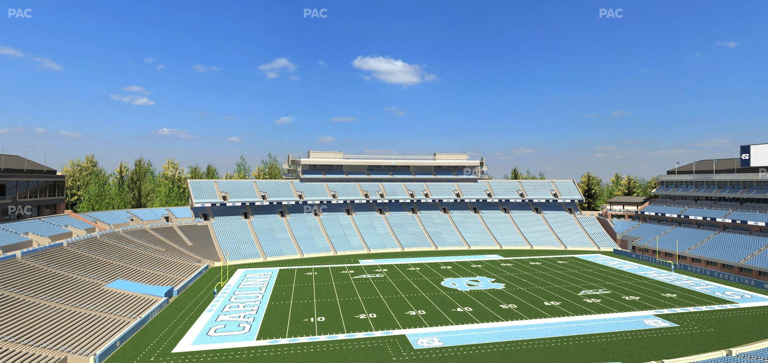 Seating view for Kenan Memorial Stadium Section 222