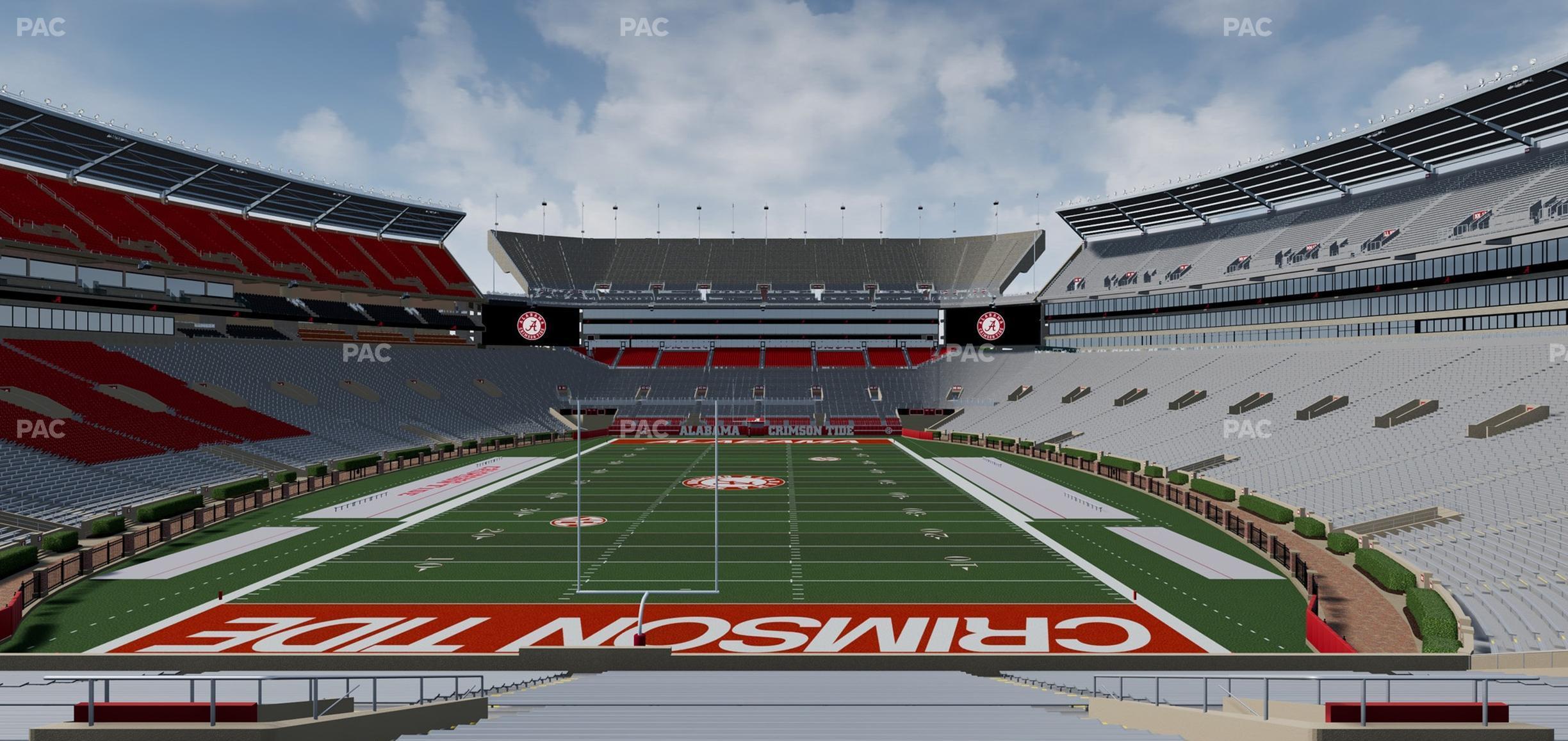 Seating view for Bryant Denny Stadium Section S 4