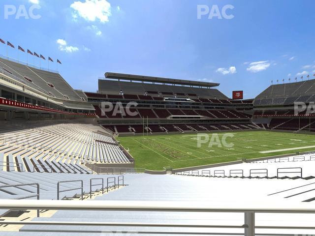 Seating view for Kyle Field Section 129