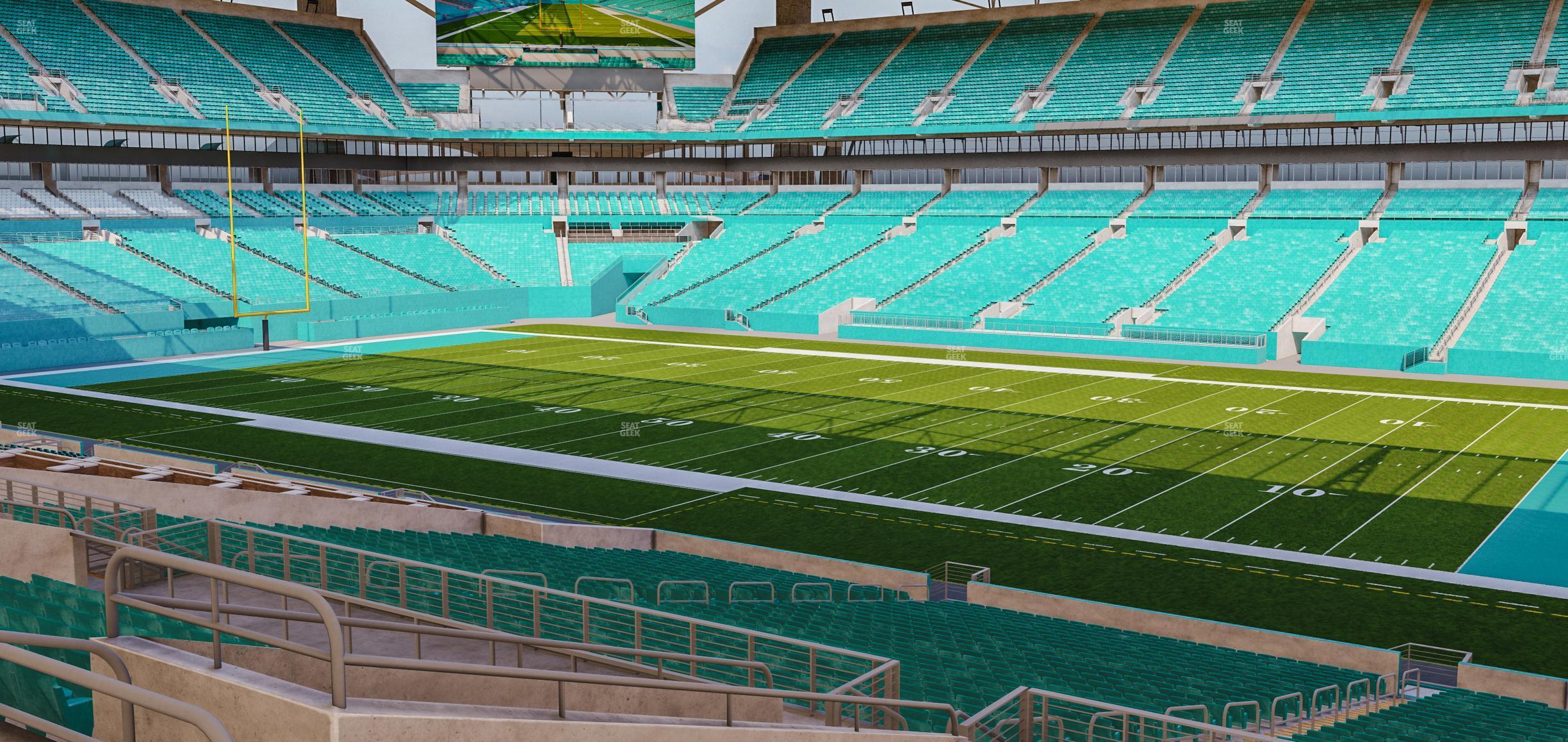 Seating view for Hard Rock Stadium Section 242