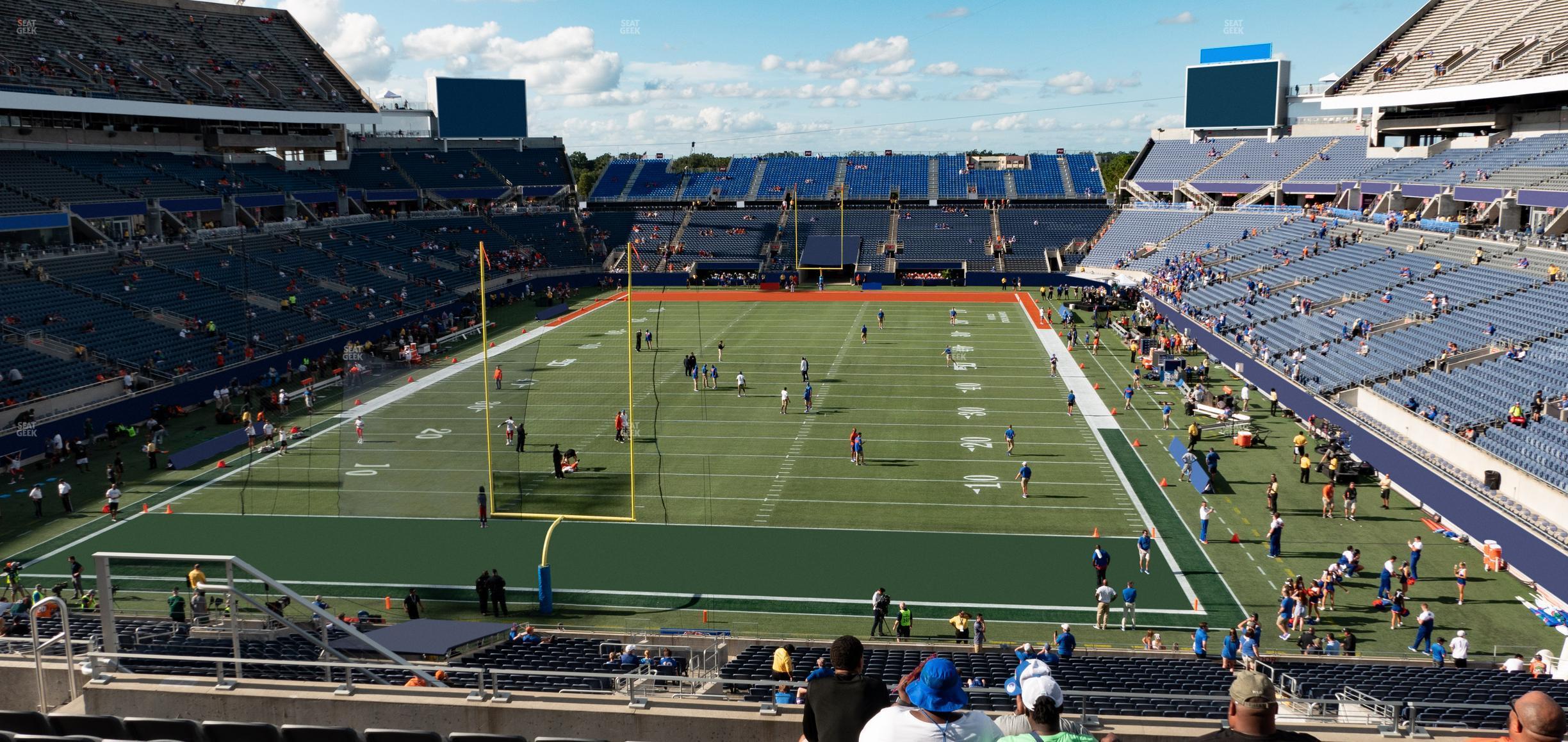 Seating view for Camping World Stadium Section Plaza 20