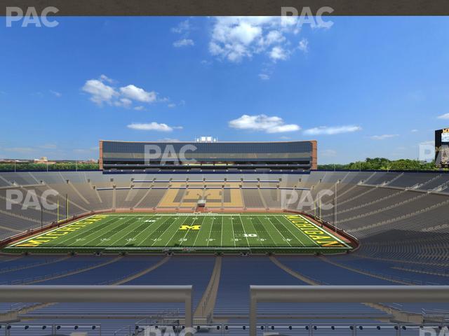 Seating view for Michigan Stadium Section West Side Chair Back 22