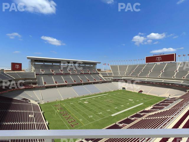 Seating view for Kyle Field Section 312