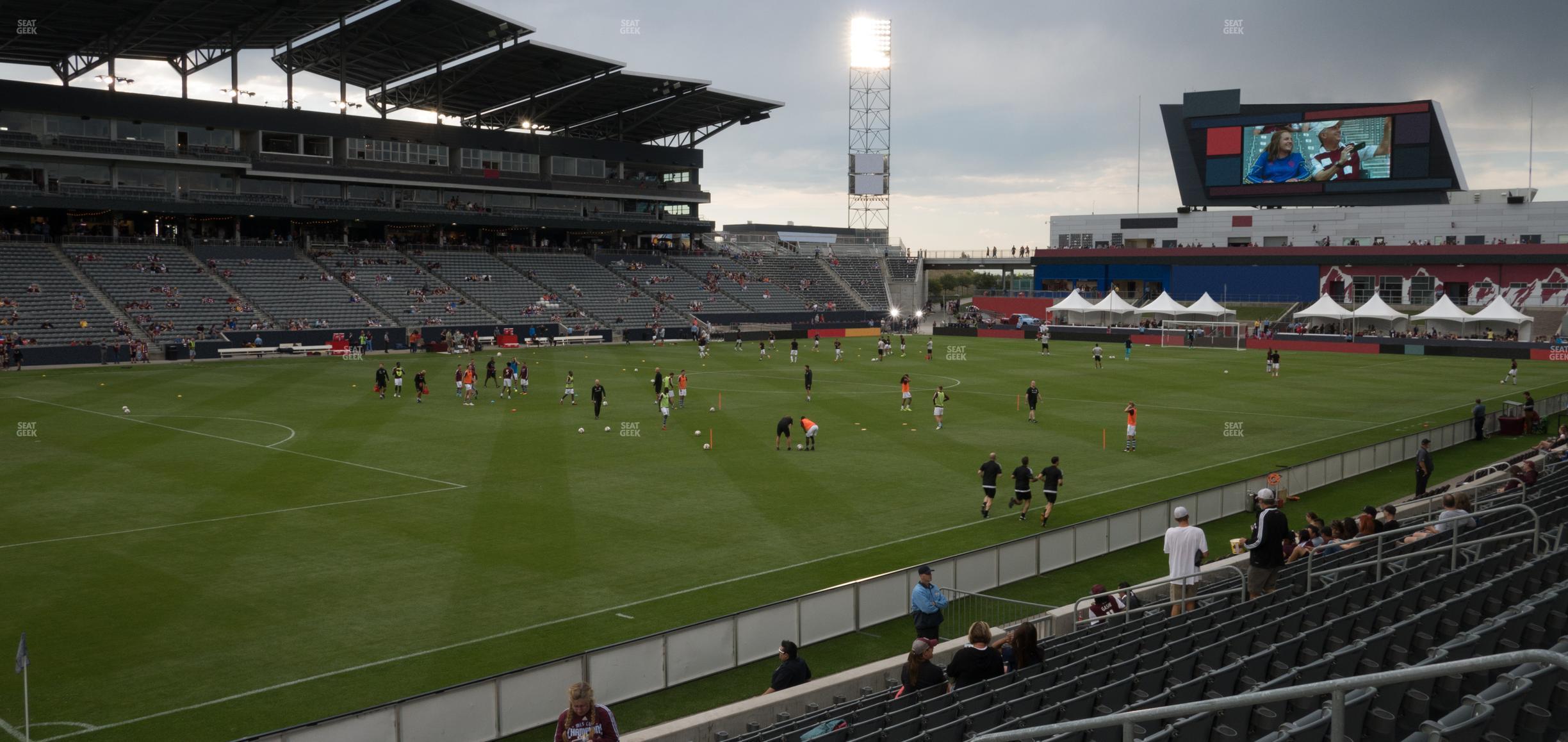 Seating view for Dick's Sporting Goods Park Section 112