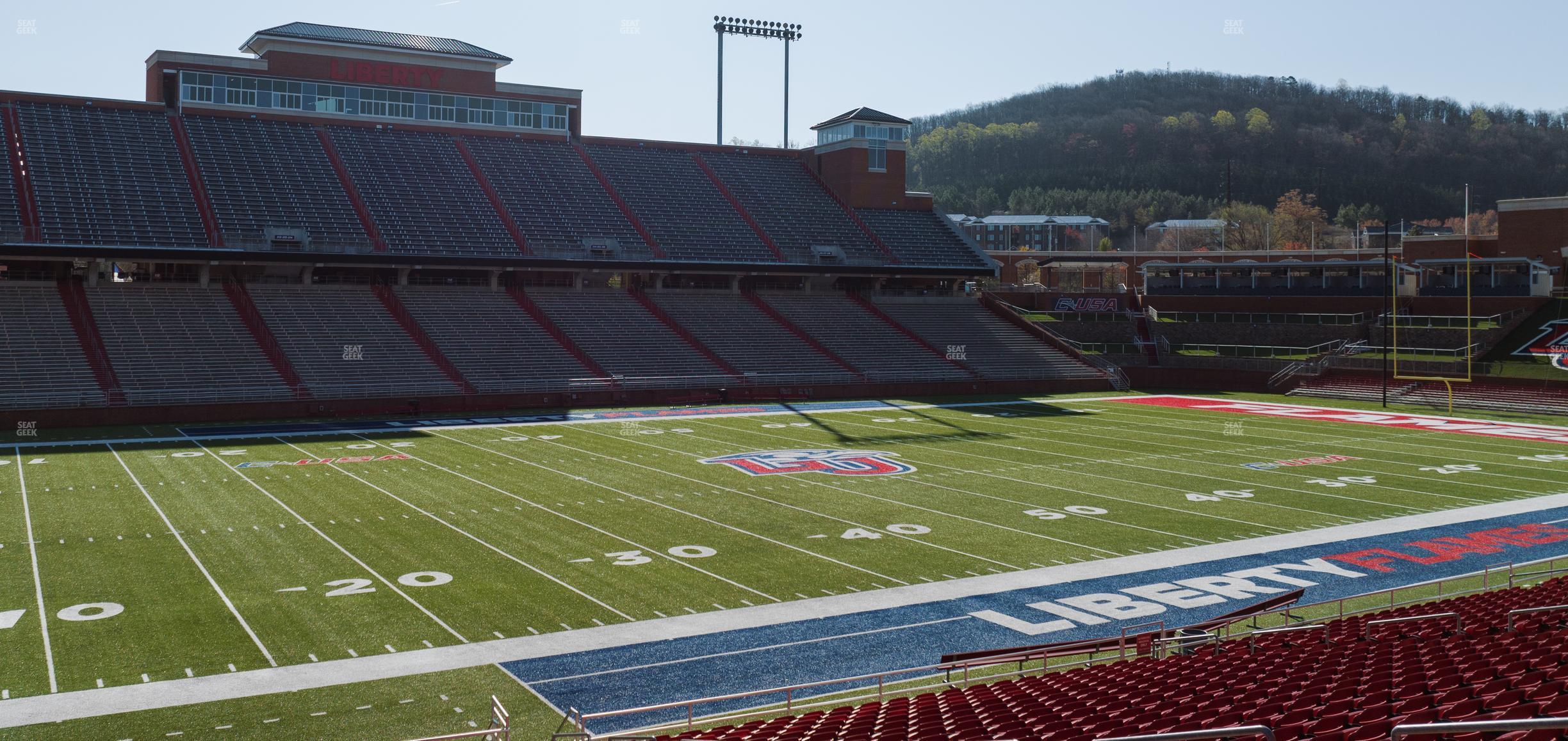 Seating view for Williams Stadium Section 108